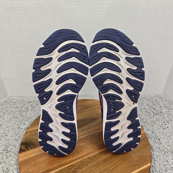 Asics Gel-Cumulus 23 MK Blue Athletic Lace Up Gym Daily Running Shoes Womens 10 - Picture 9 of 14